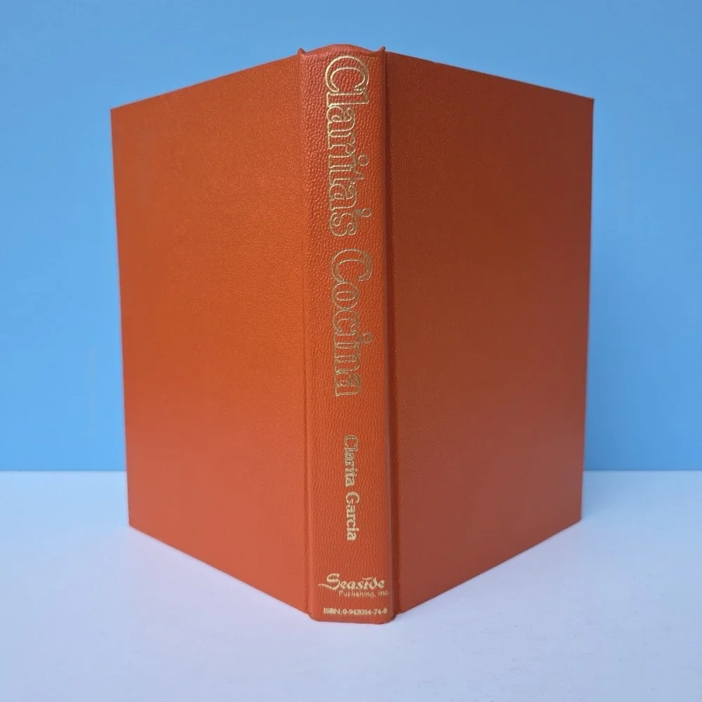 Clarita's Cocina Cookbook 5th Printing 2000 Spanish Recipe Book Vintage HC DC